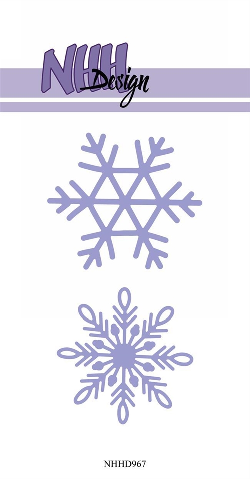 NHH Design Dies Snowflakes 6,8x6-6x6cm